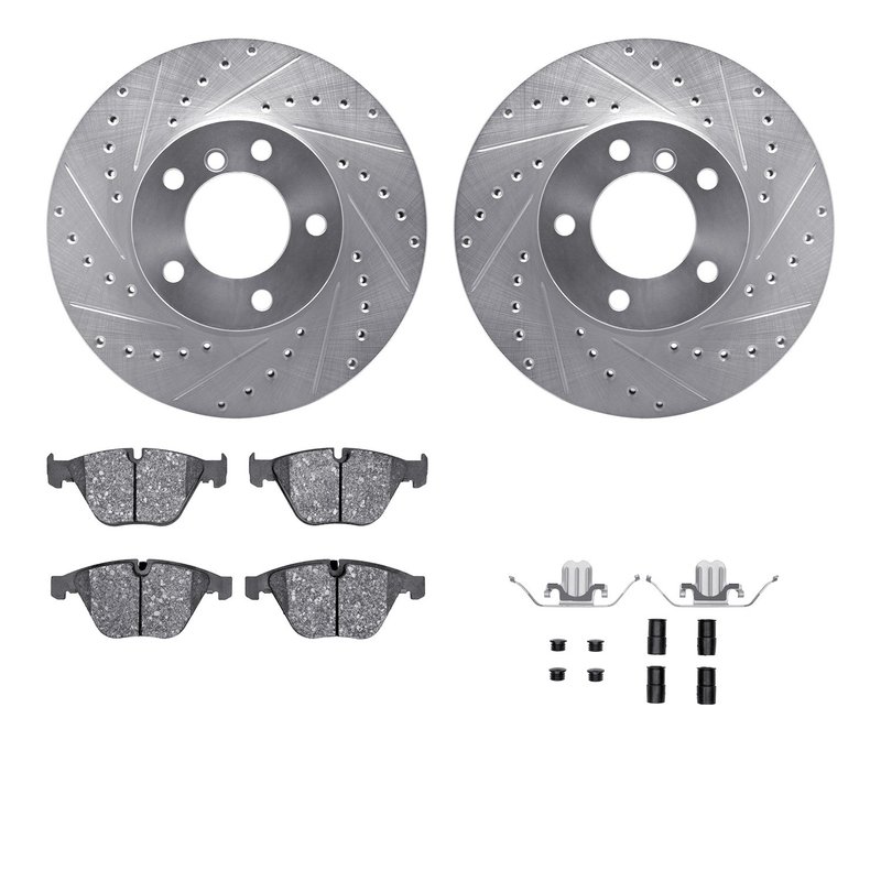 Dynamite Friction 7512-31089 Disc Brake Kit - Front