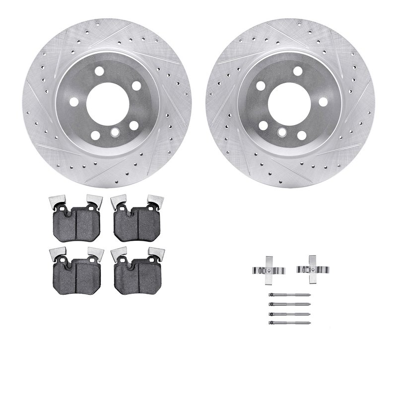 Dynamite Friction 7512-31096 Disc Brake Kit - Rear