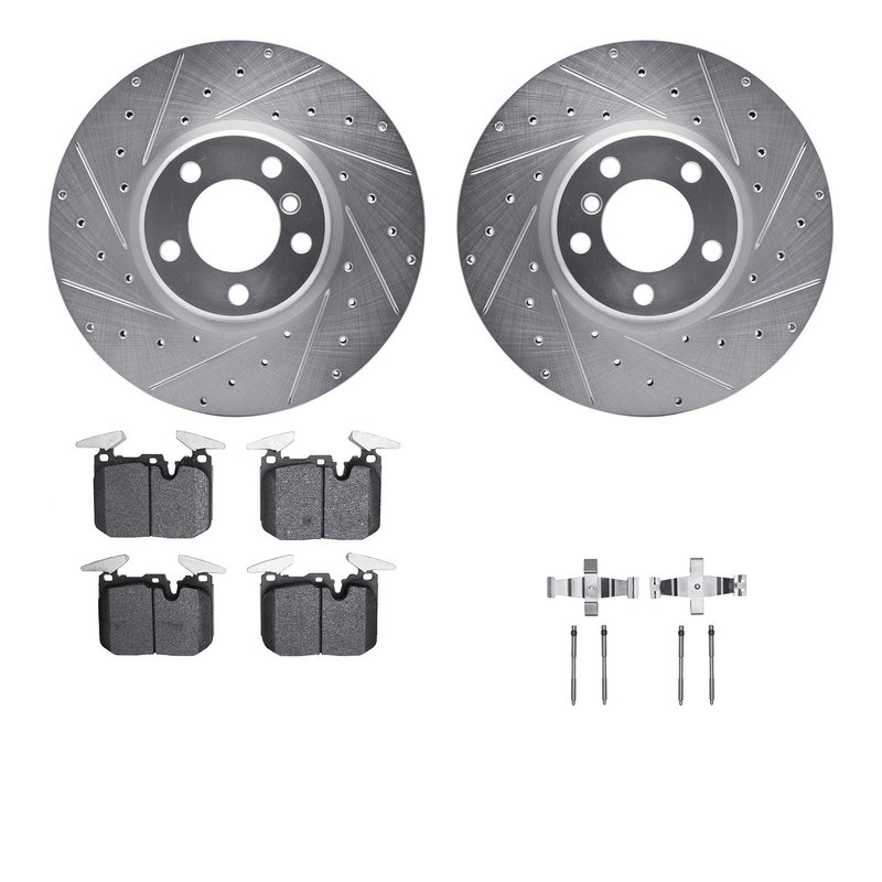 Dynamite Friction 7512-31119 Disc Brake Kit - Front