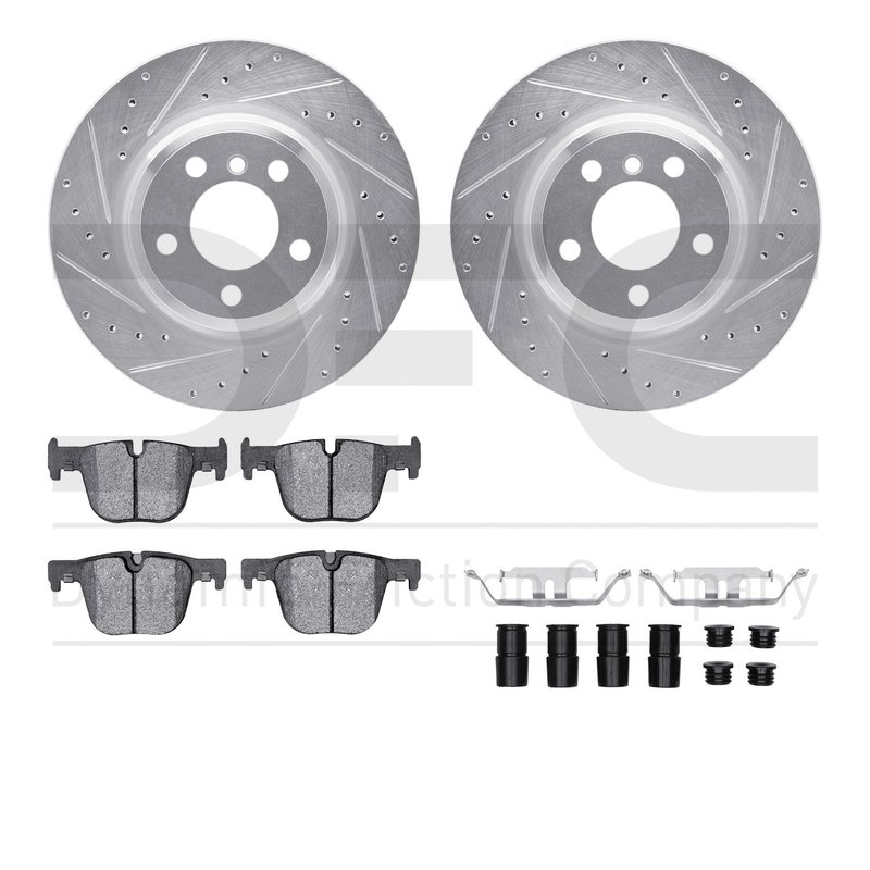 Dynamite Friction 7512-31122 Disc Brake Kit - Rear
