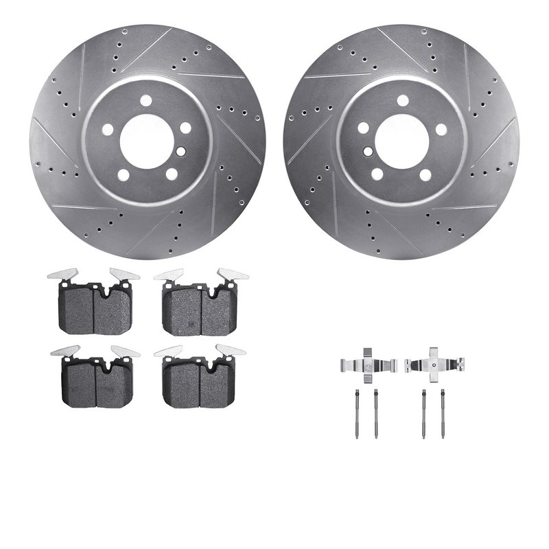 Dynamite Friction 7512-31126 Disc Brake Kit - Front