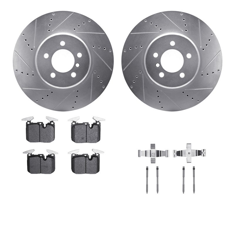 Dynamite Friction 7512-31127 Disc Brake Kit - Front