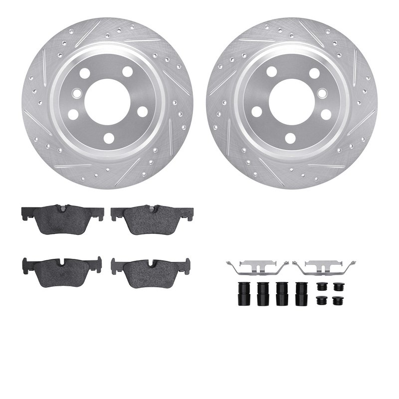 Dynamite Friction 7512-31129 Disc Brake Kit - Rear