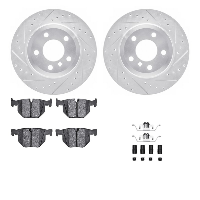 Dynamite Friction 7512-31141 Disc Brake Kit - Rear