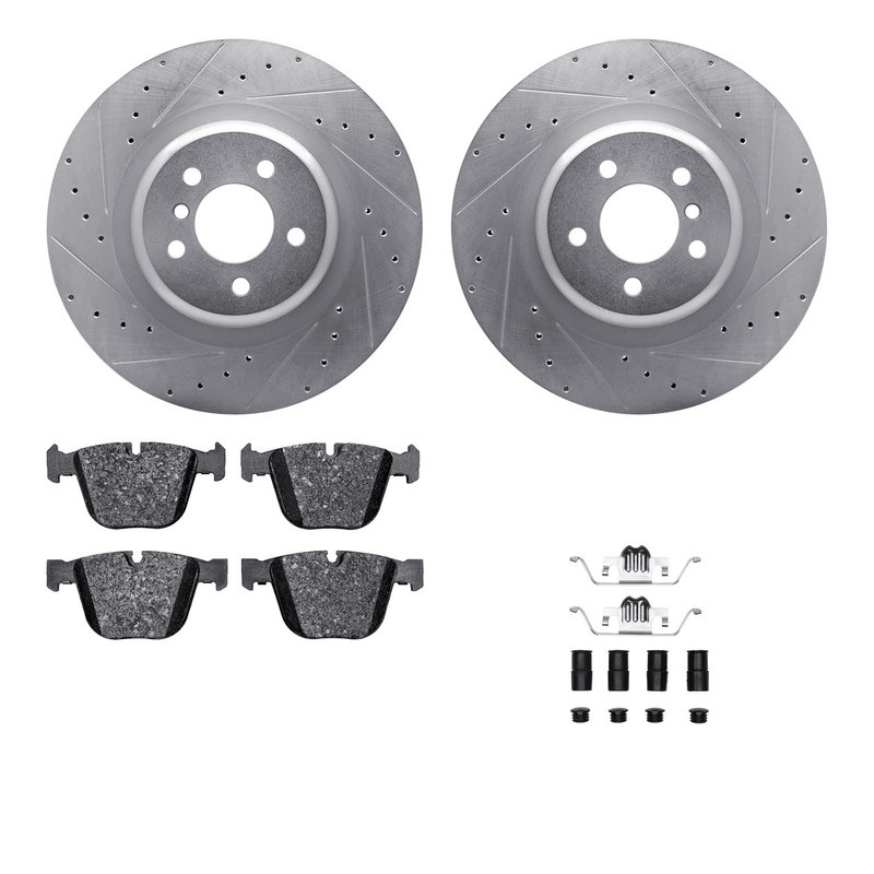 Dynamite Friction 7512-31145 Disc Brake Kit - Rear