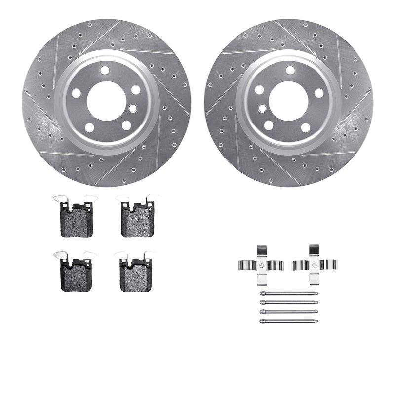 Dynamite Friction 7512-31587 Disc Brake Kit - Rear