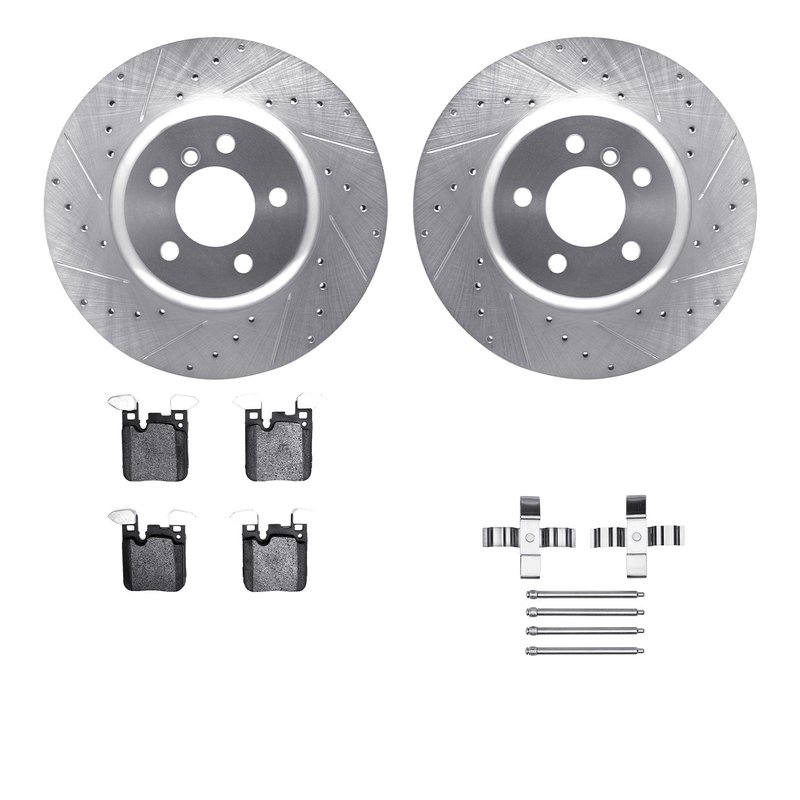 Dynamite Friction 7512-31590 Disc Brake Kit - Rear