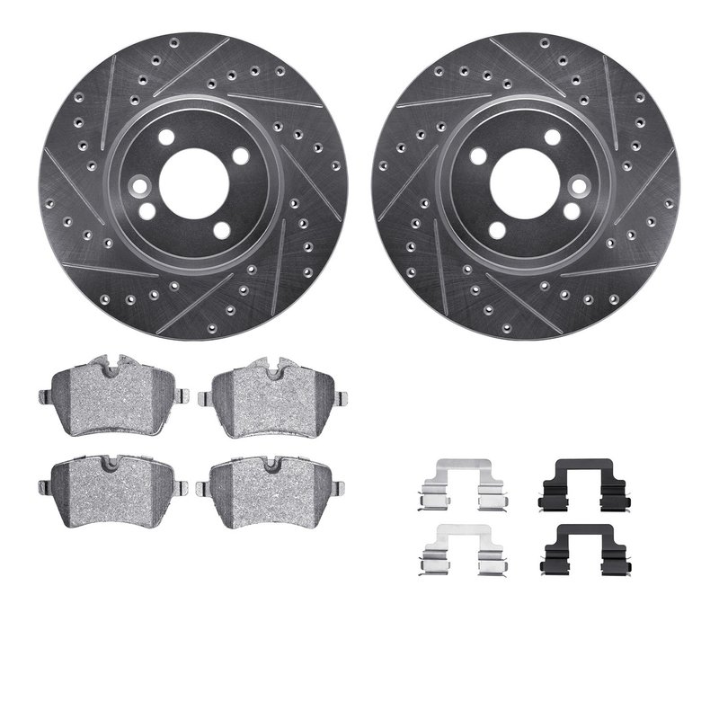 Dynamite Friction 7512-32000 Disc Brake Kit - Front