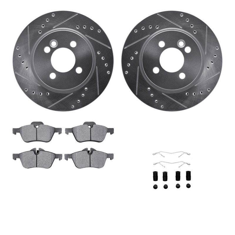 Dynamite Friction 7512-32043 Disc Brake Kit - Front