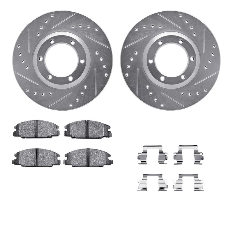 Dynamite Friction 7512-37006 Disc Brake Kit - Front