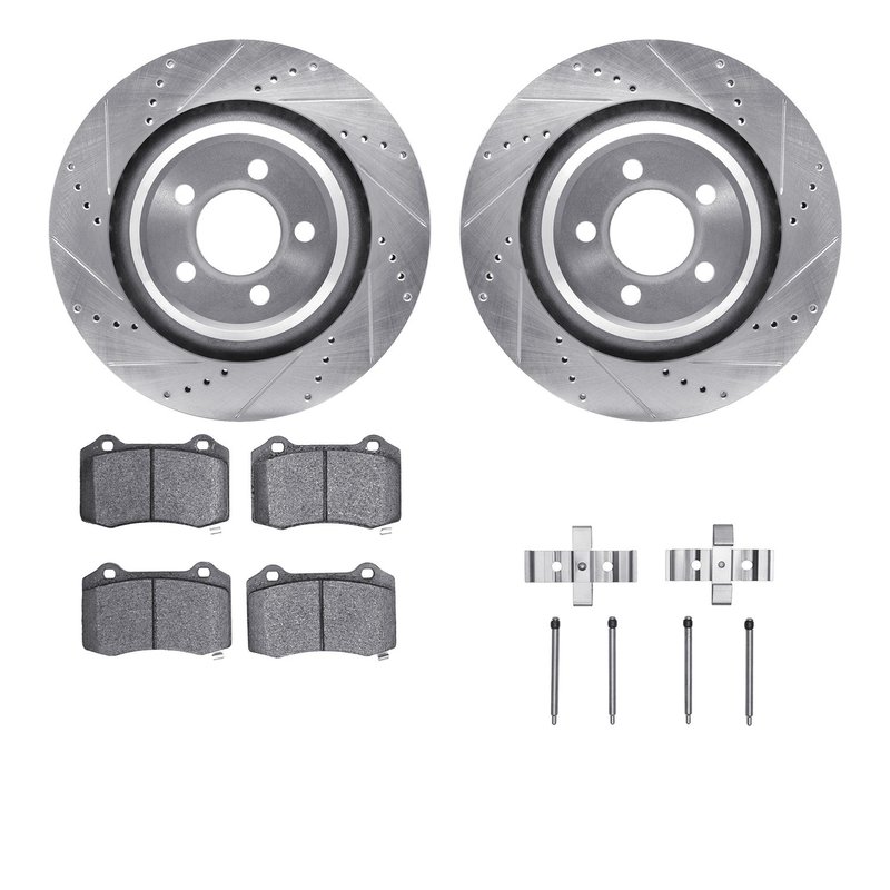 Dynamite Friction 7512-39013 Disc Brake Kit - Rear