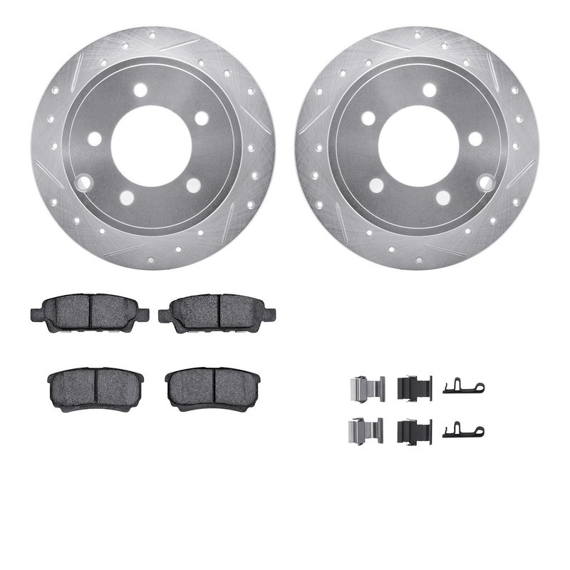 Dynamite Friction 7512-39031 Disc Brake Kit - Rear