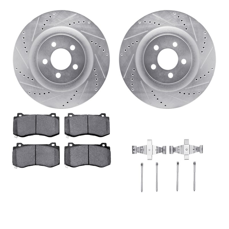 Dynamite Friction 7512-39119 Disc Brake Kit - Front