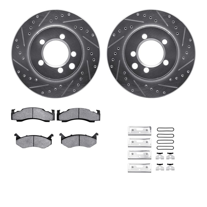 Dynamite Friction 7512-40010 Disc Brake Kit - Front
