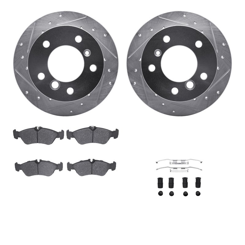 Dynamite Friction 7512-40031 Disc Brake Kit - Rear