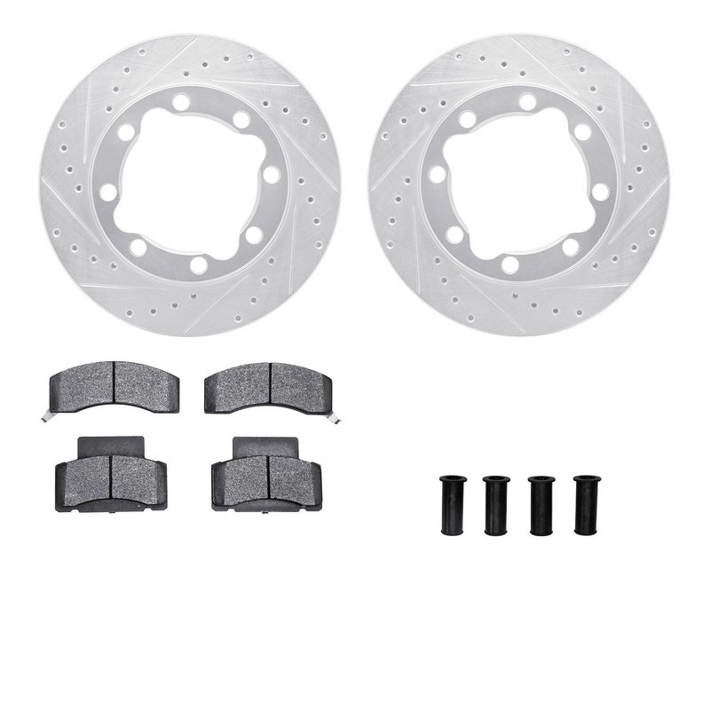 Dynamite Friction 7512-40044 Disc Brake Kit - Front