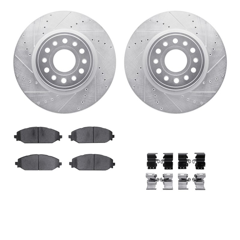 Dynamite Friction 7512-40047 Disc Brake Kit - Front
