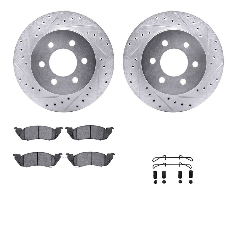Dynamite Friction 7512-40057 Disc Brake Kit - Front