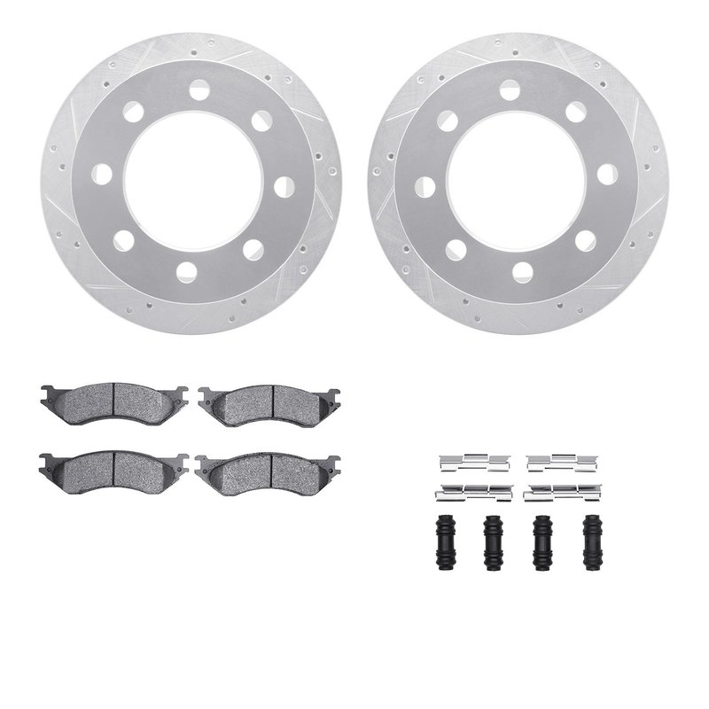 Dynamite Friction 7512-40068 Disc Brake Kit - Rear