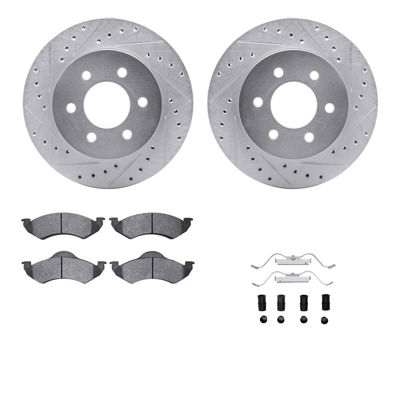 Dynamite Friction 7512-40077 Disc Brake Kit - Front
