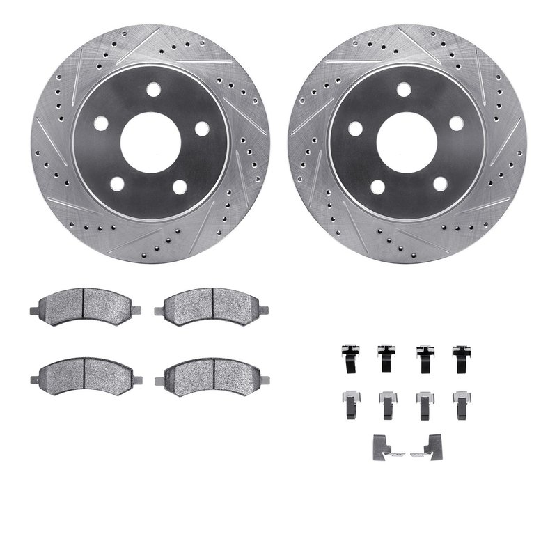 Dynamite Friction 7512-40090 Disc Brake Kit - Front