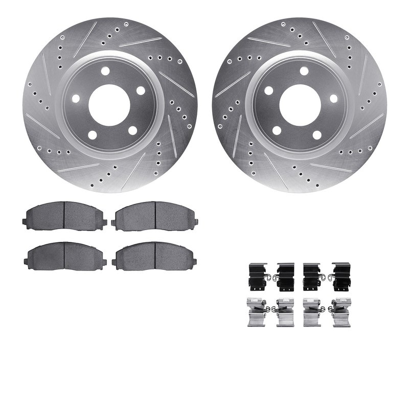 Dynamite Friction 7512-40093 Disc Brake Kit - Front