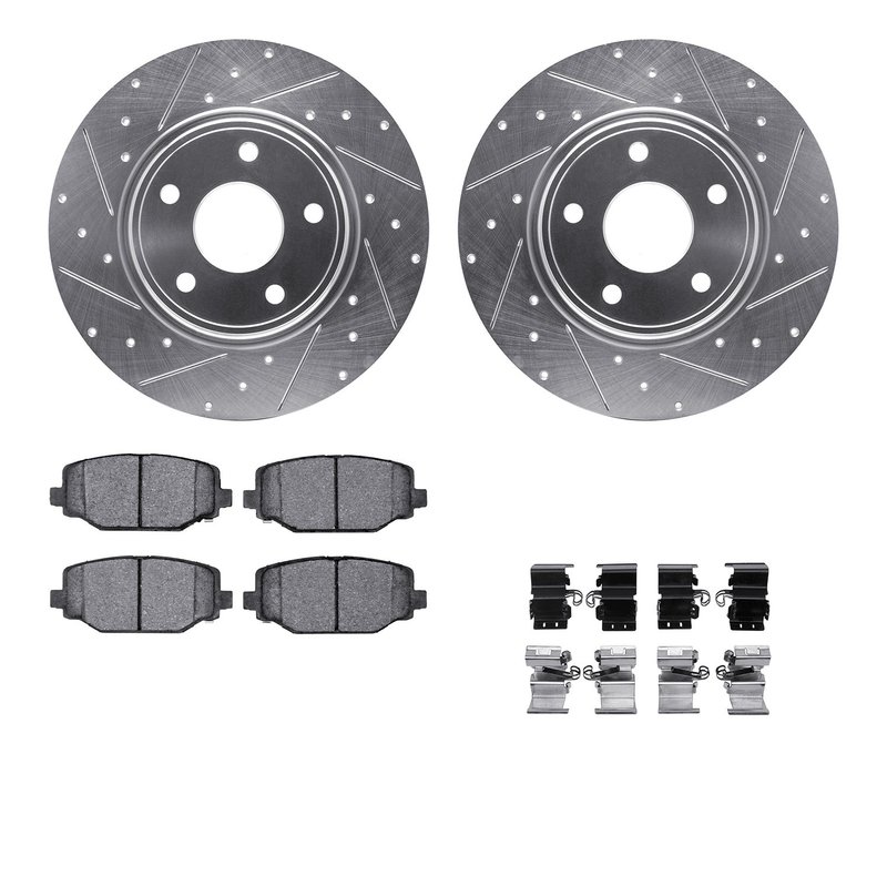 Dynamite Friction 7512-40094 Disc Brake Kit - Rear