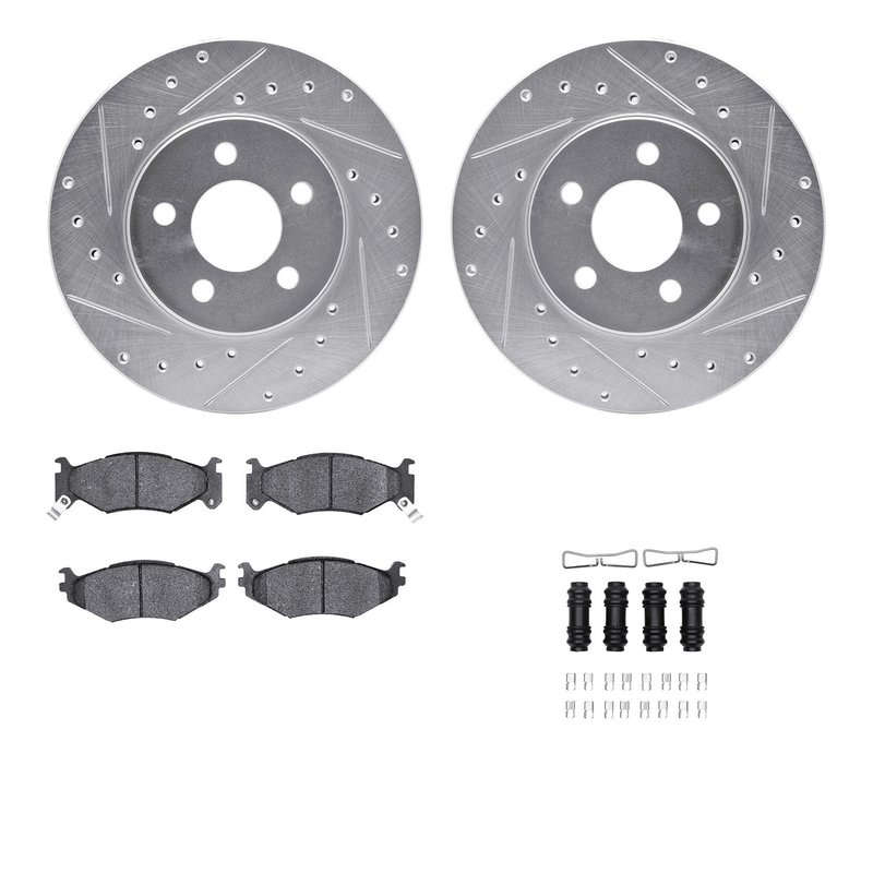 Dynamite Friction 7512-40144 Disc Brake Kit - Front