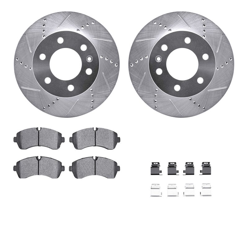 Dynamite Friction 7512-40267 Disc Brake Kit - Front