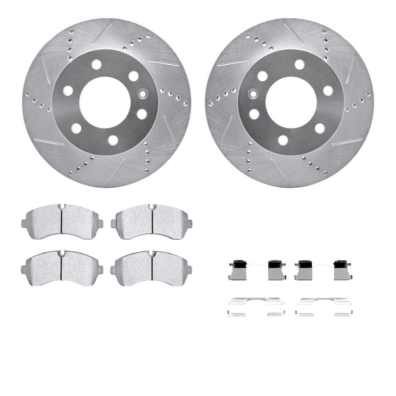 Dynamite Friction 7512-40269 Disc Brake Kit - Front