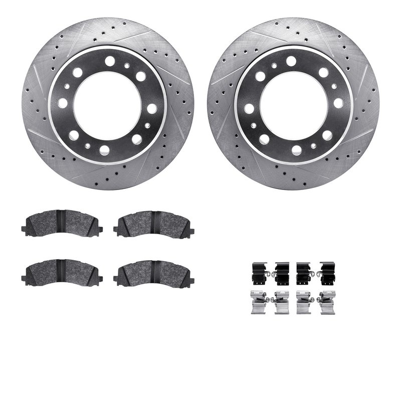 Dynamic Friction 7512-40518 Disc Brake Kit - Rear