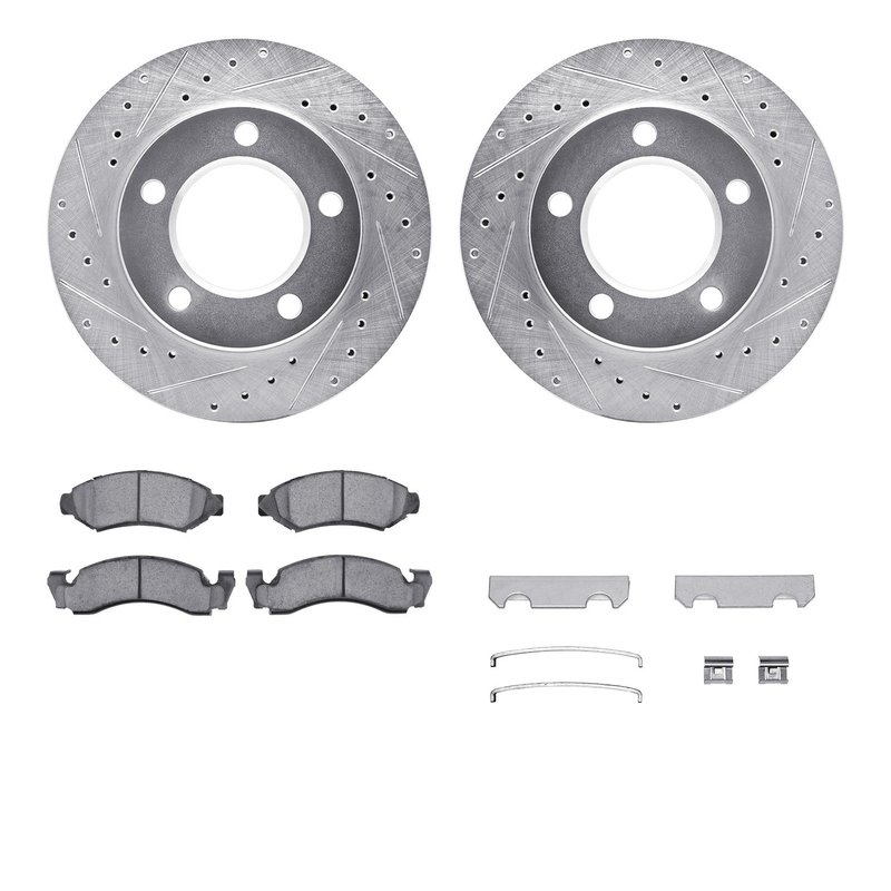 Dynamite Friction 7512-42001 Disc Brake Kit - Front