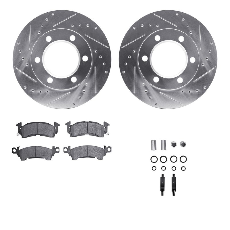Dynamite Friction 7512-42004 Disc Brake Kit - Front