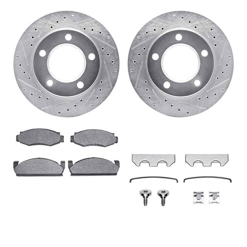 Dynamite Friction 7512-42009 Disc Brake Kit - Front