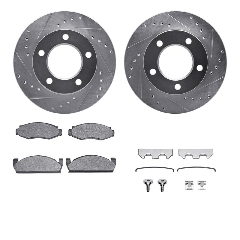 Dynamite Friction 7512-42010 Disc Brake Kit - Front