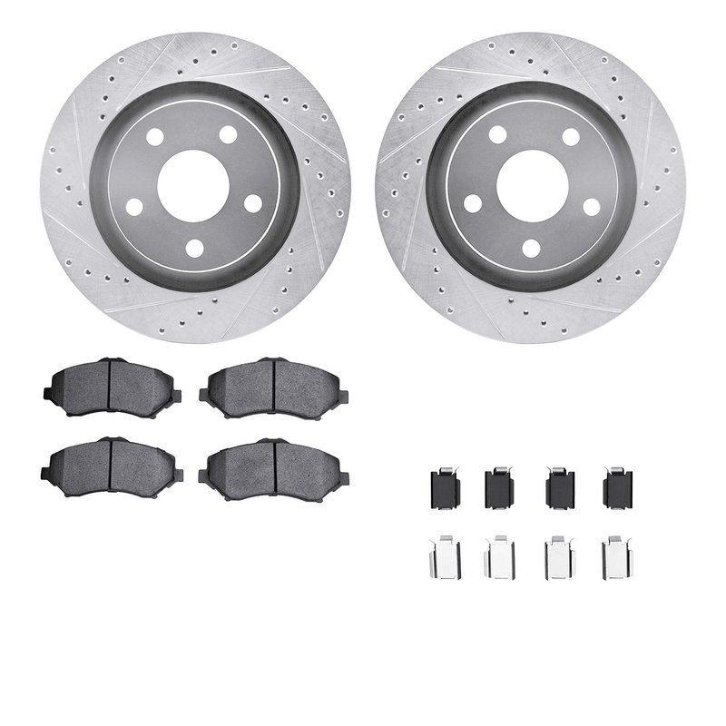 Dynamite Friction 7512-42033 Disc Brake Kit - Front