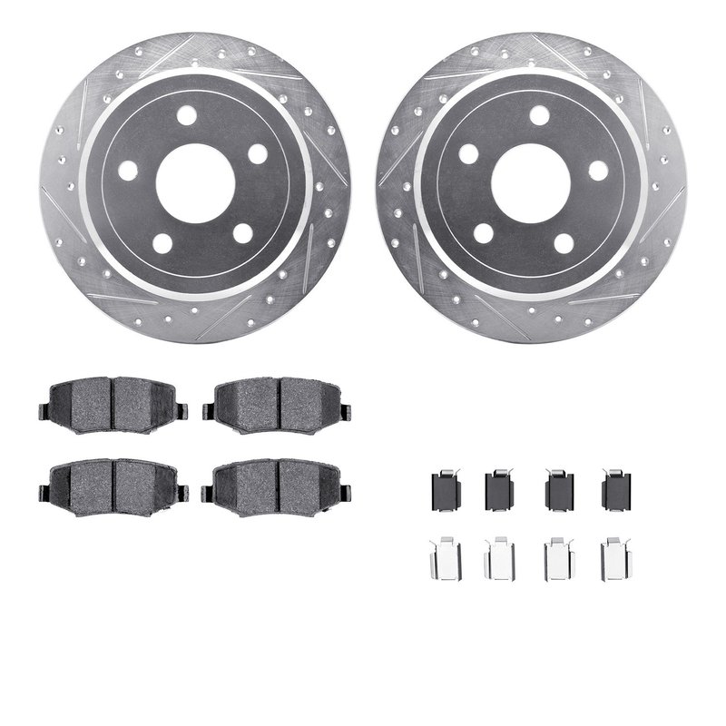Dynamite Friction 7512-42035 Disc Brake Kit - Rear