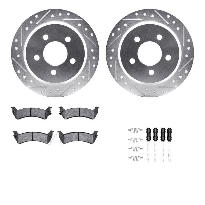 Dynamite Friction 7512-42059 Disc Brake Kit - Rear