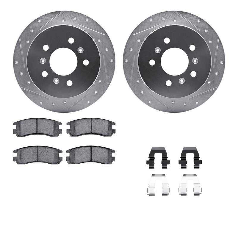 Dynamite Friction 7512-45002 Disc Brake Kit - Rear