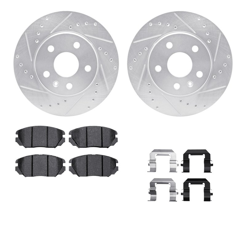 Dynamite Friction 7512-45006 Disc Brake Kit - Front