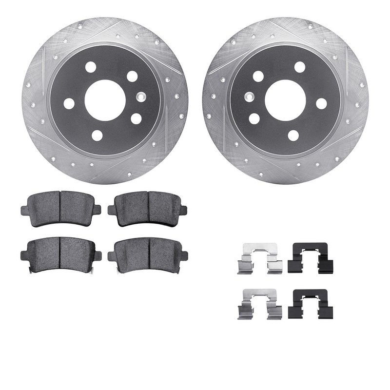 Dynamite Friction 7512-45009 Disc Brake Kit - Rear