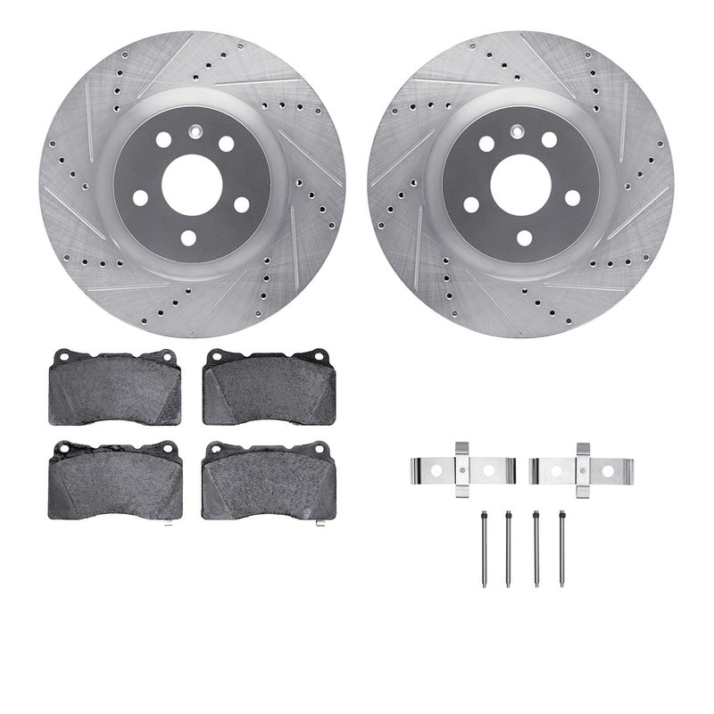Dynamite Friction 7512-45012 Disc Brake Kit - Front