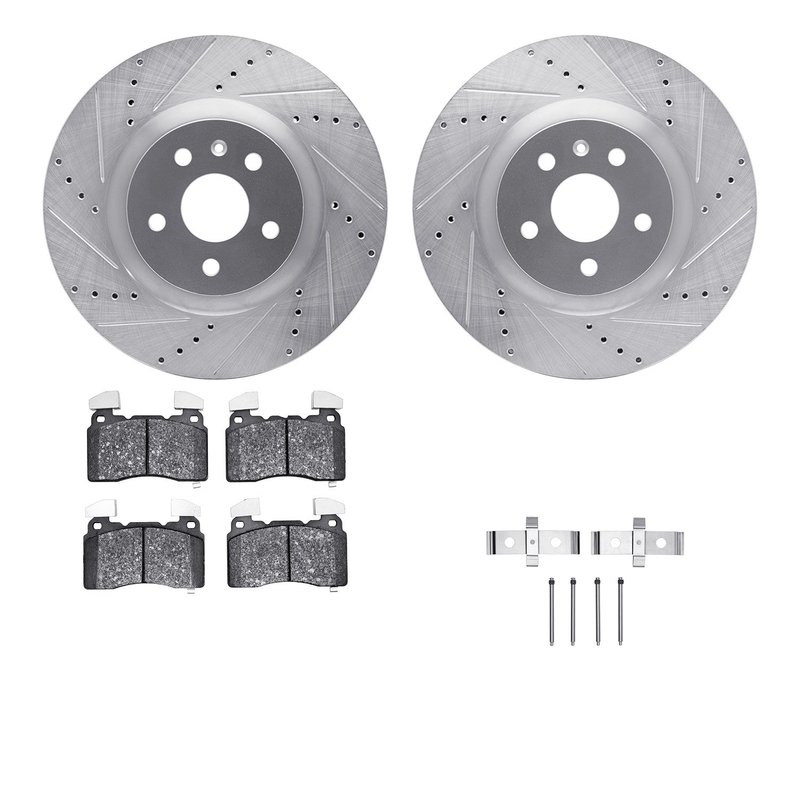 Dynamite Friction 7512-45015 Disc Brake Kit - Front