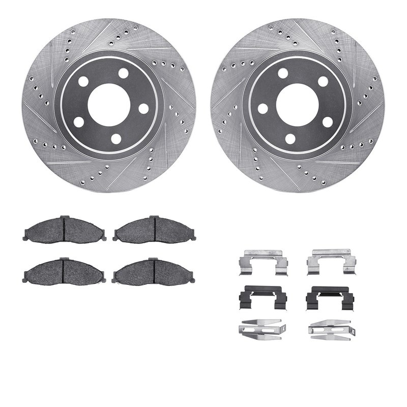 Dynamite Friction 7512-45036 Disc Brake Kit - Front