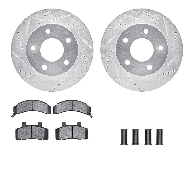 Dynamite Friction 7512-45054 Disc Brake Kit - Front