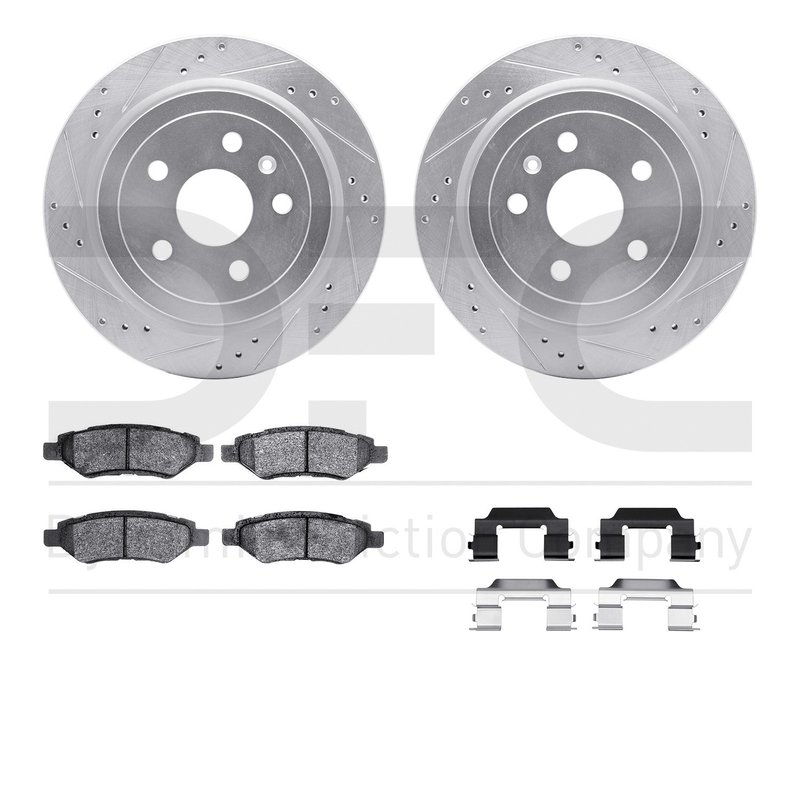Dynamite Friction 7512-46016 Disc Brake Kit - Rear
