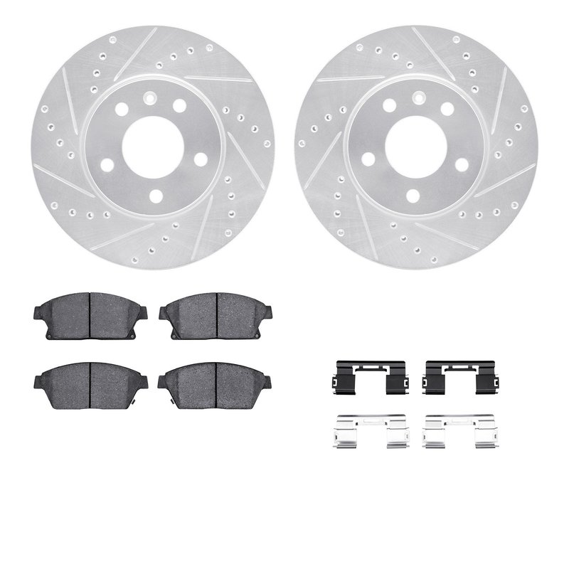 Dynamite Friction 7512-46026 Disc Brake Kit - Front
