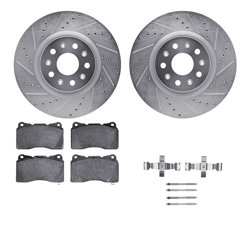 Dynamite Friction 7512-46033 Disc Brake Kit - Front
