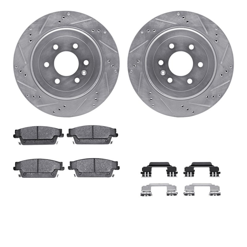 Dynamite Friction 7512-46037 Disc Brake Kit - Rear
