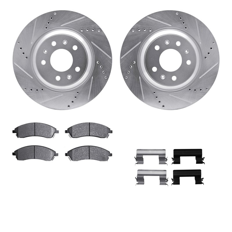 Dynamite Friction 7512-46137 Disc Brake Kit - Front